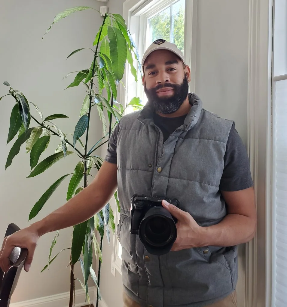 Stewart Scli with his camera